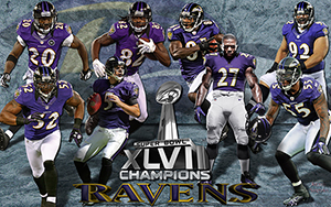 Baltimore Ravens Super Bowl Champions Team Wallpaper
